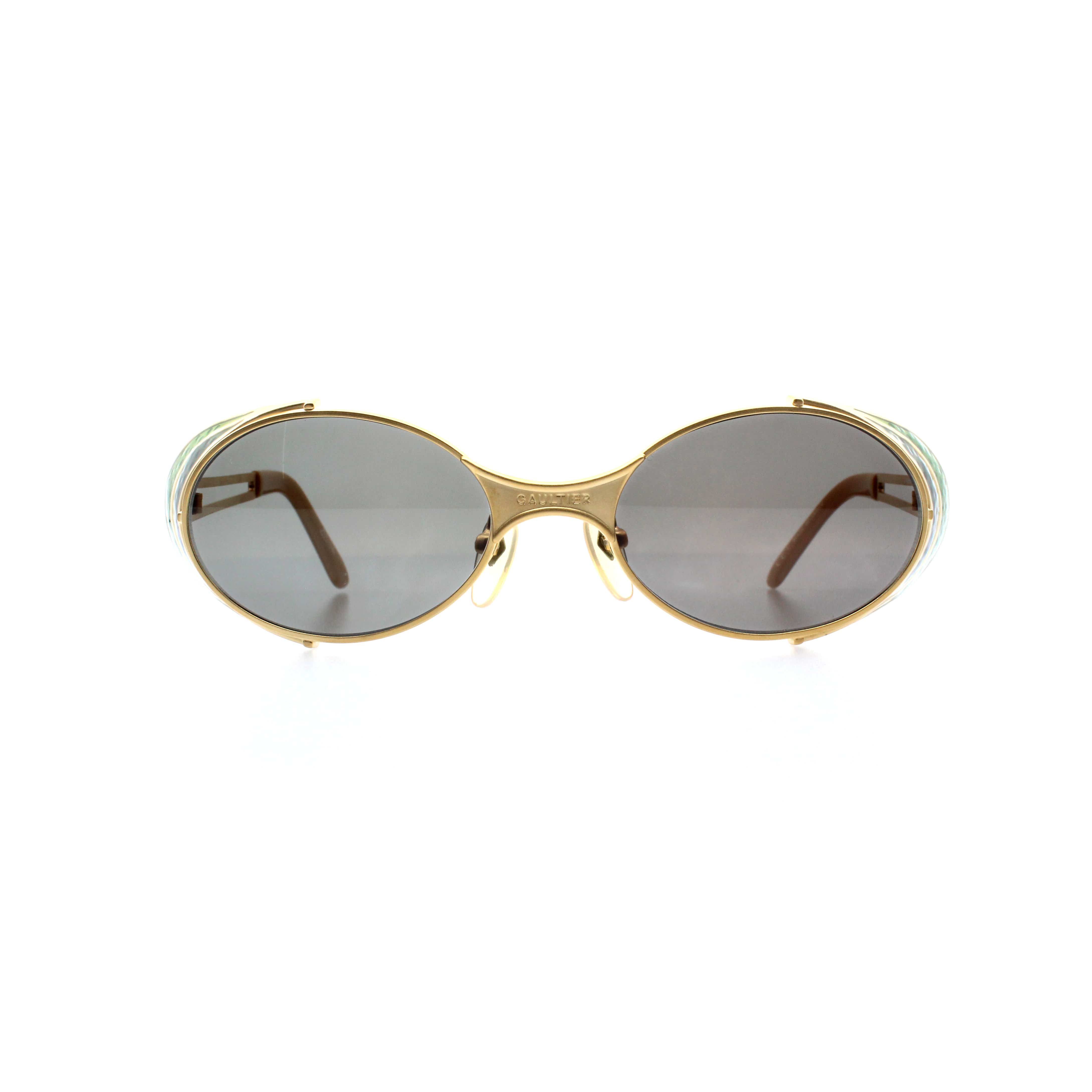 Gold Vintage Jean Paul Gaultier 56-7109 Sunglasses