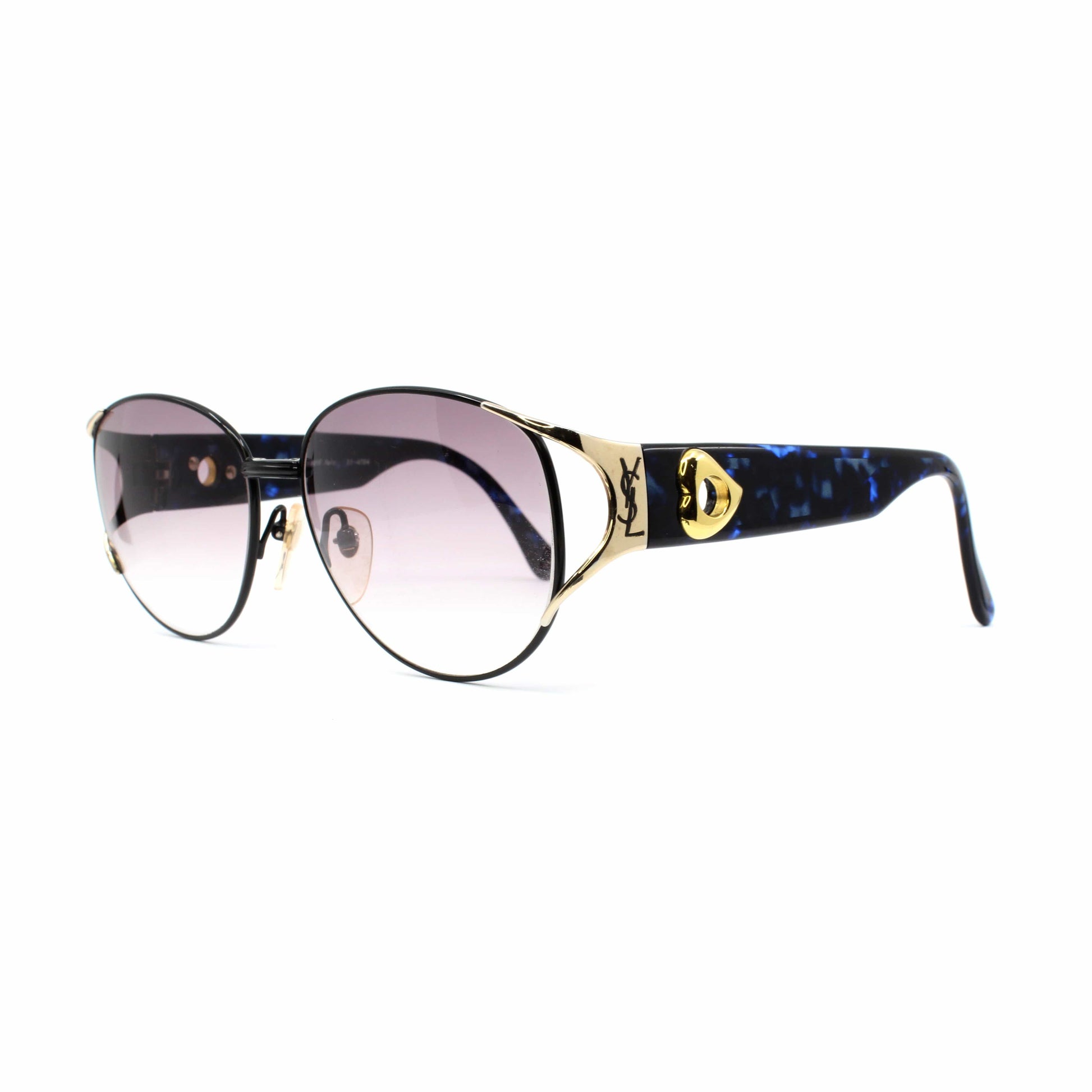 Yves Saint Laurent YSL Gold Logo Sunglasses